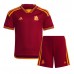 Cheap AS Roma Paulo Dybala #21 Home Football Kit Children 2023-24 Short Sleeve (+ pants)